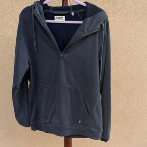 Linksoul Dark Blue Zip-Up Sweater